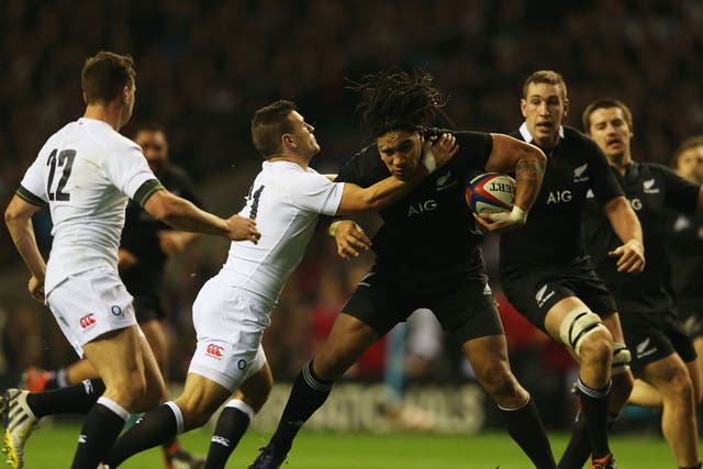 England and New Zealand get acquainted at Twickenham in 2012