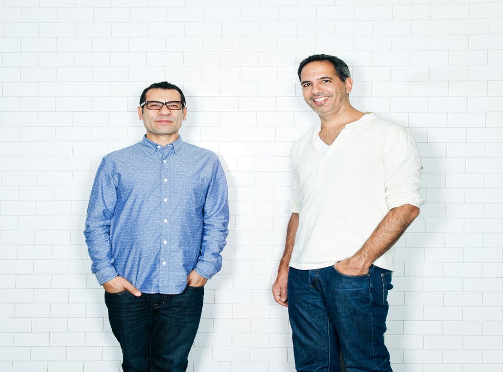 Ottolenghi (right) says: 'Sami has given me a sense of freedom, which he applies to the way he lives'