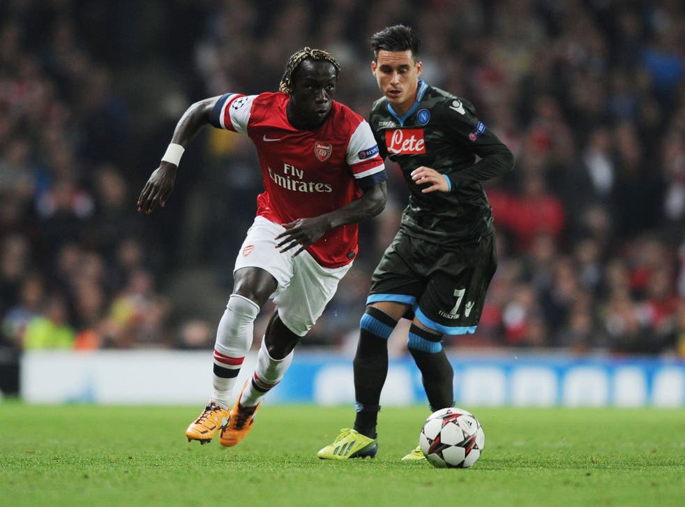 Bacary Sagna has been ruled out for three weeks with a hamstring injury