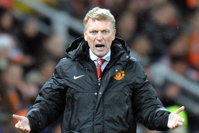 David Moyes and his Manchester United side take on Arsenal on Sunday