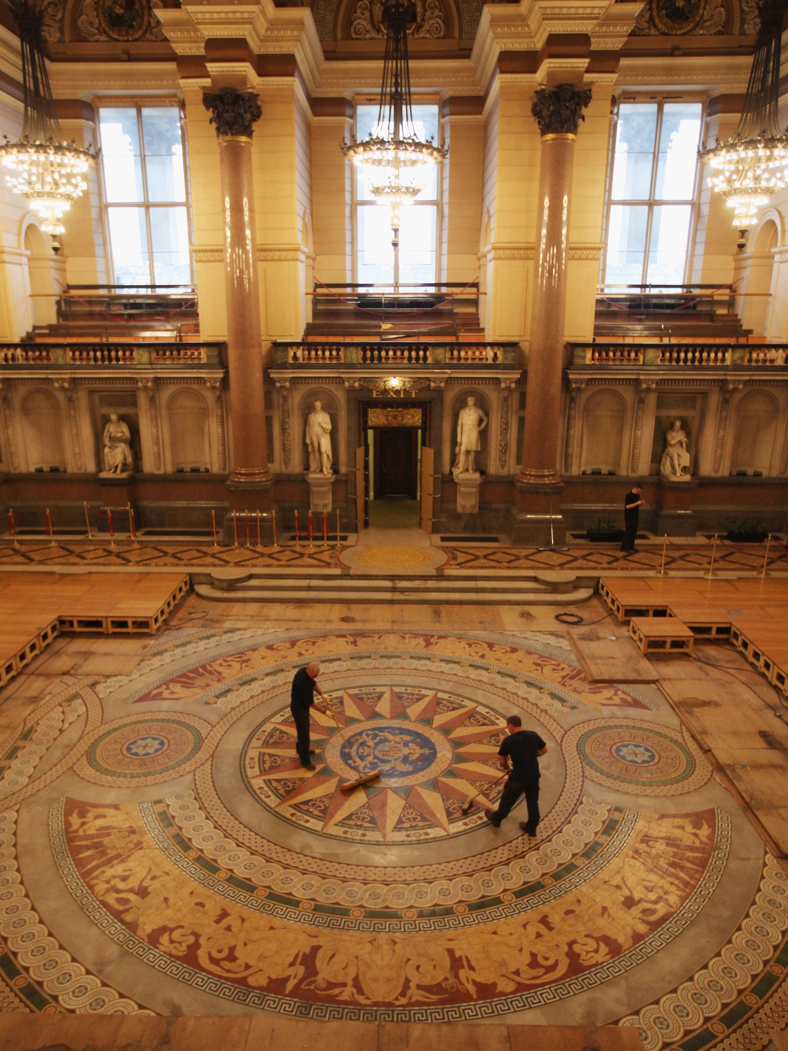 A panicked groom made a hoax-bomb call at St George's Hall, after realising he had forgotten to book it.