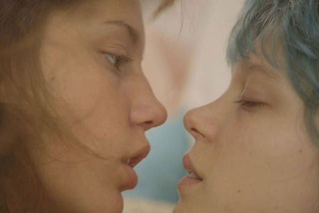 Léa Seydoux and Adèle Exarchopoulos in Blue is the Warmest Colour