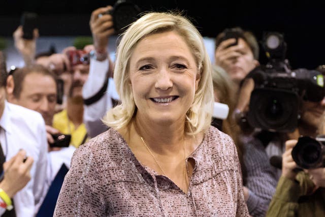 Marine Le Pen, leader of the French National Front