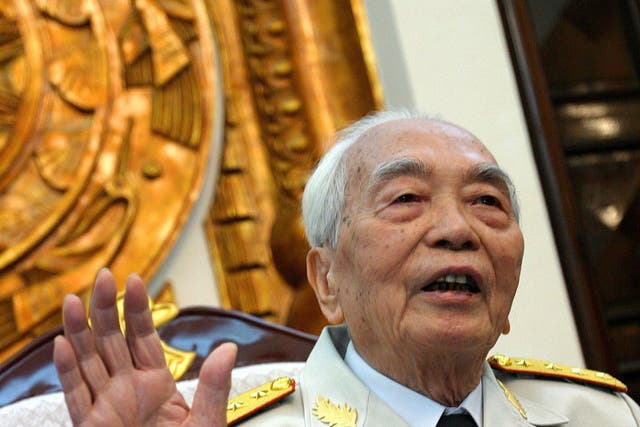 Giap: after the Vietnam War he was slowly elbowed out of power