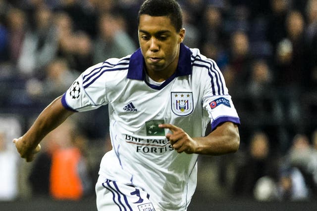 Youri Tielemans in Champions League action