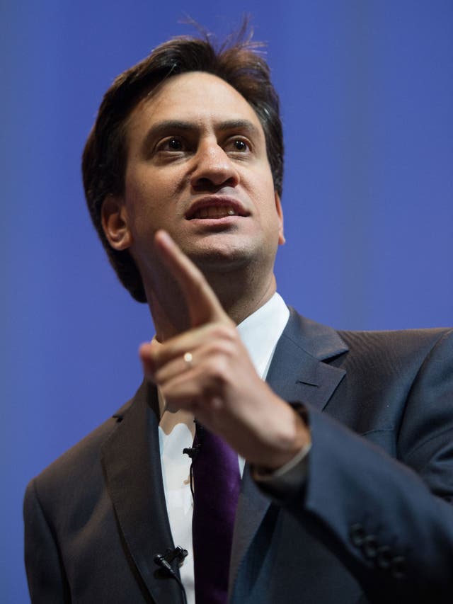 At the Labour conference, Mr Miliband announced that all householders and firms would see their gas and electricity bills frozen if his party wins the 2015 election