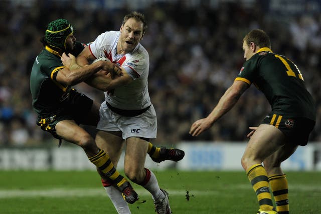 England take on Australia in the opening game of the Rugby League  World Cup