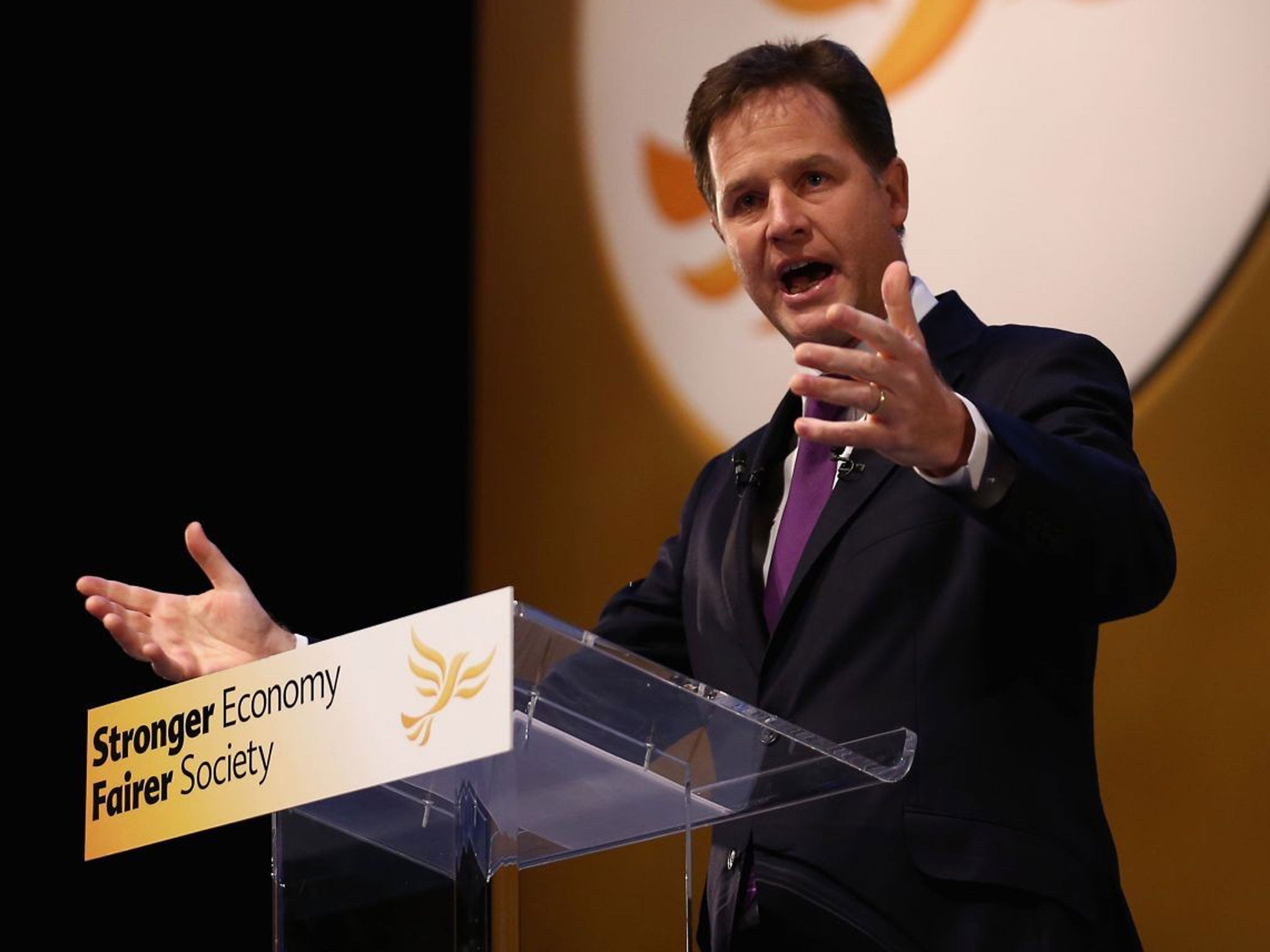 In it together: Nick Clegg supports the Brussels-based EU