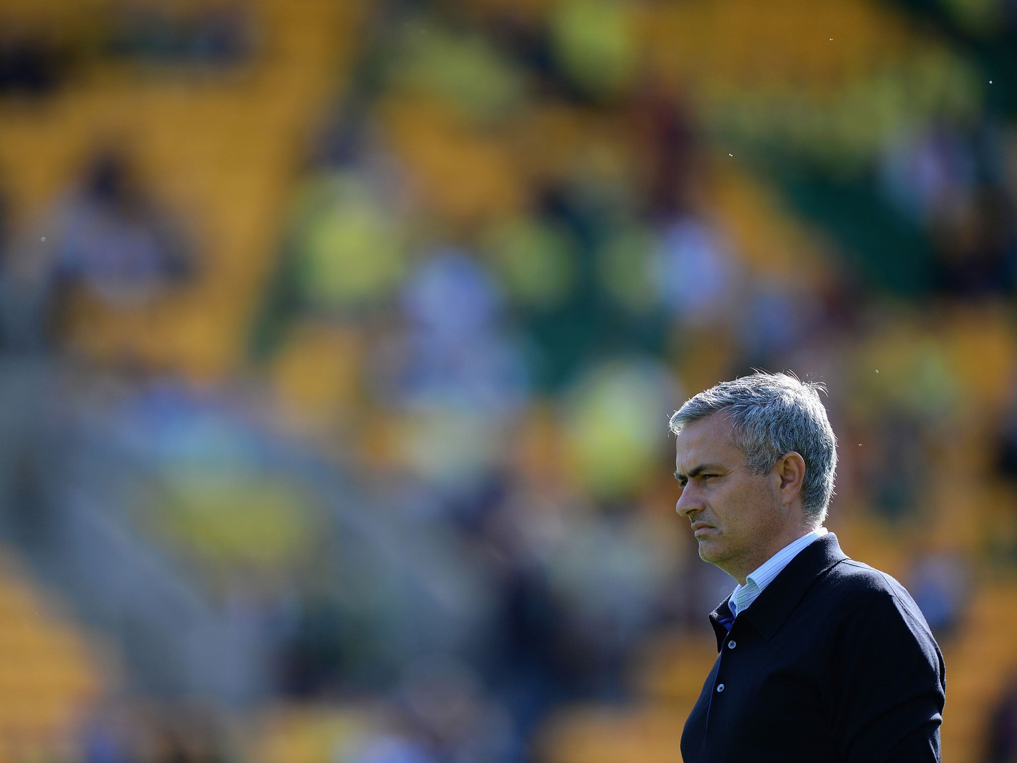 Chelsea manager Jose Mourinho before kick off