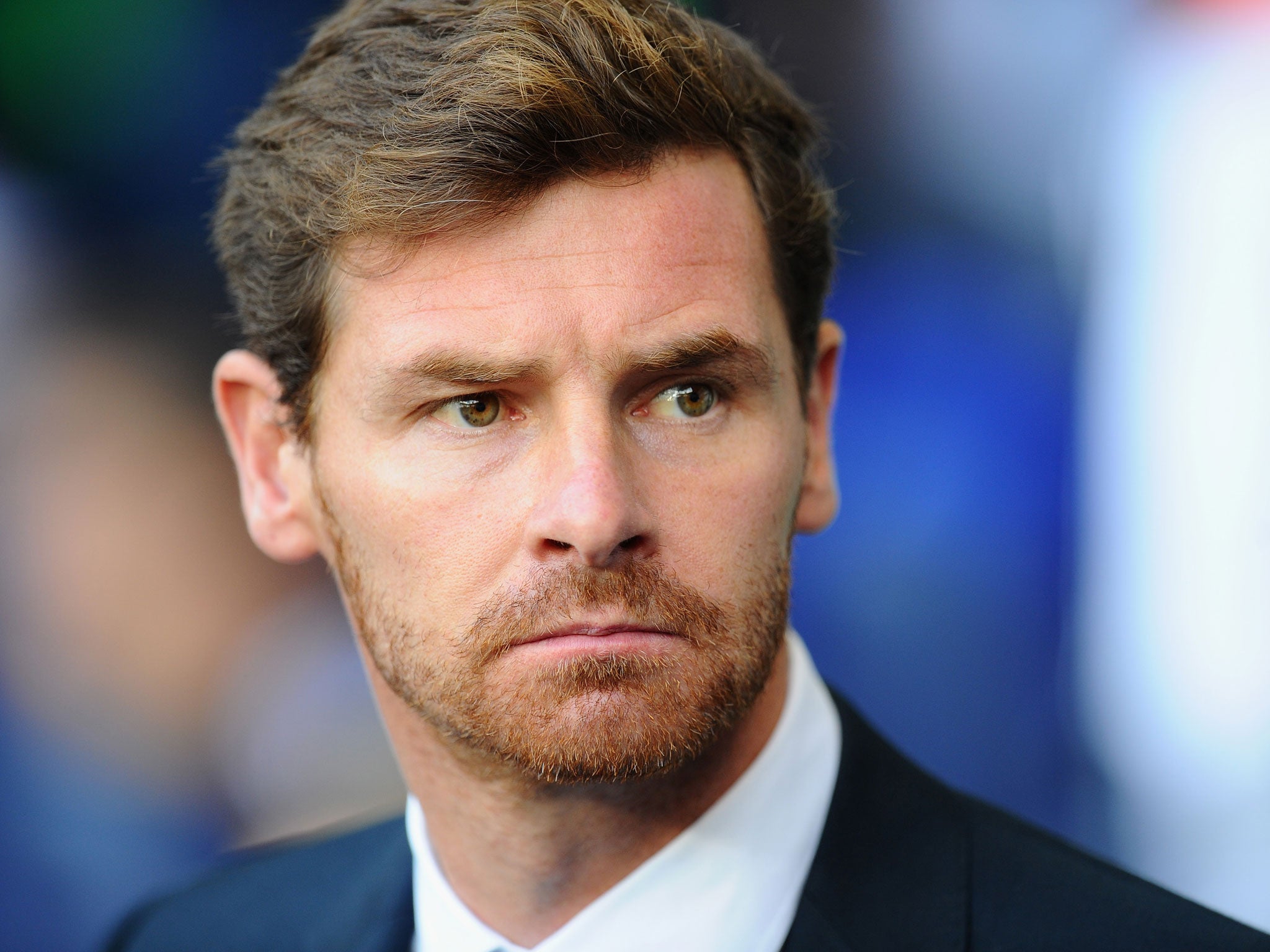 Tottenham manager Andre Villas-Boas watches on