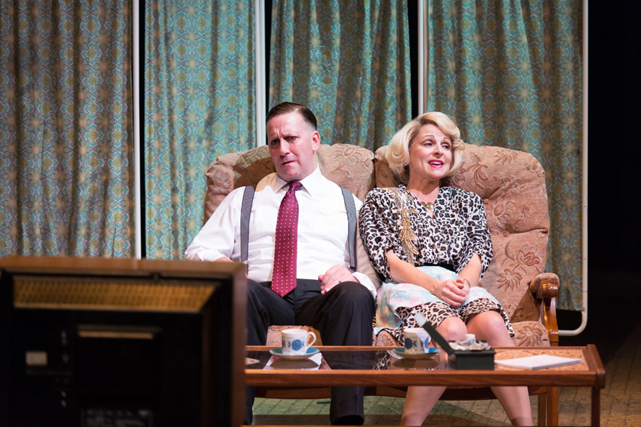 David Birrell (Sweeney Todd) & Gillian Bevan (Mrs. Lovett) in Sweeney Todd