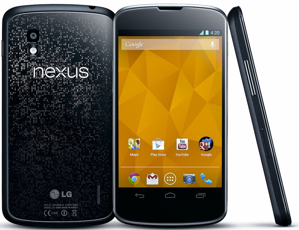 The Nexus 4, released in 2012