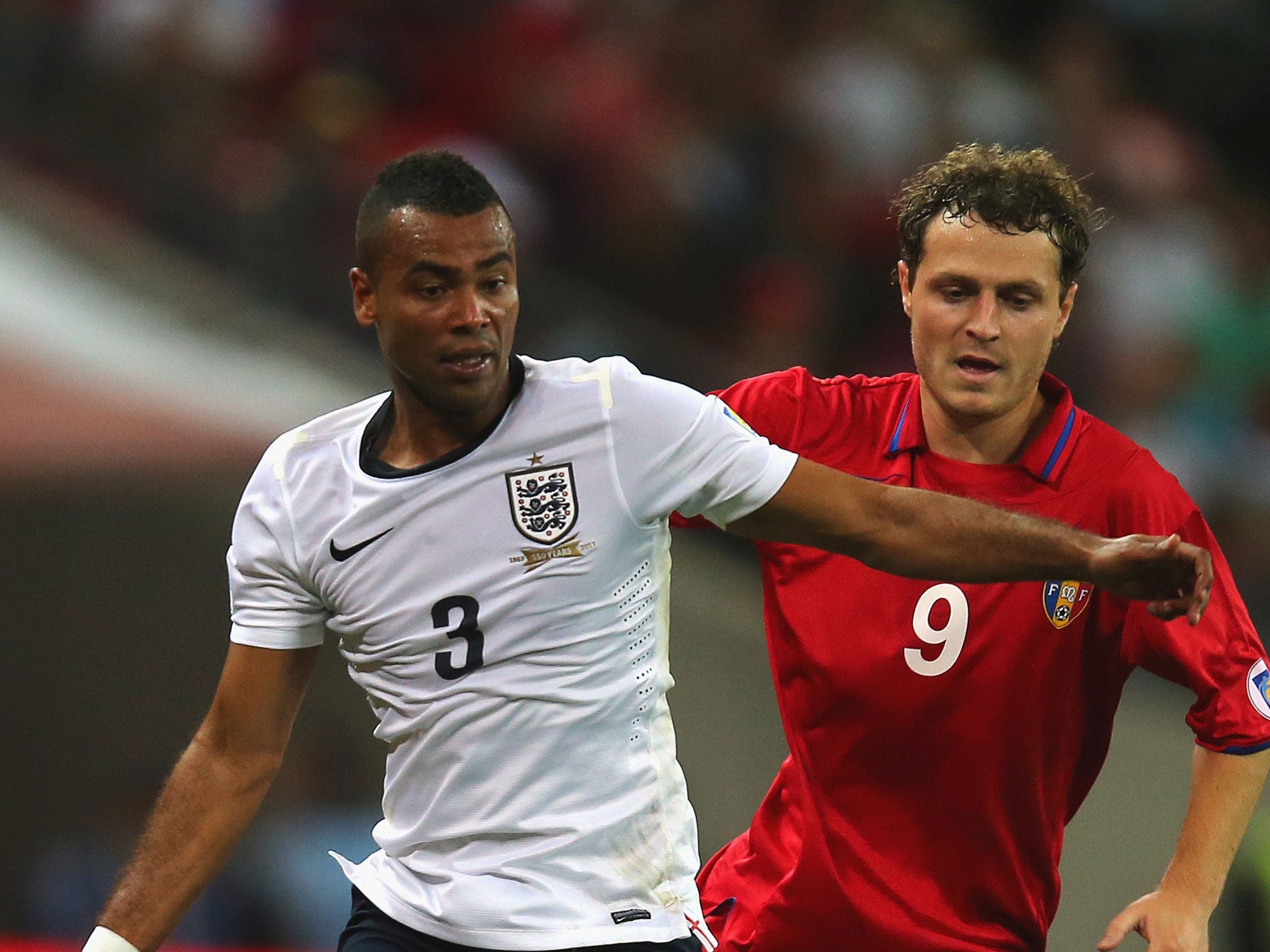 Ashley Cole, left: Chelsea player has a rib injury which he aggravated on Sunday
