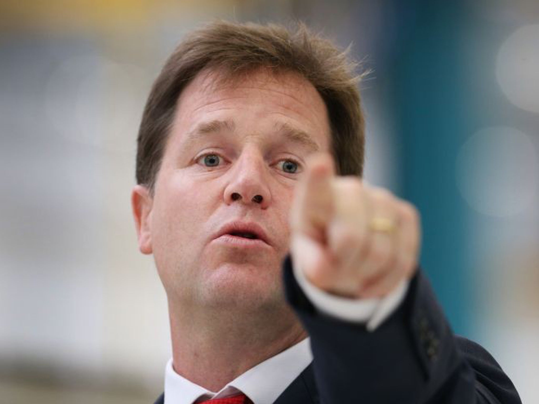 People need to decide which side they are on over links with Brussels ahead of next year's European elections, says Nick Clegg