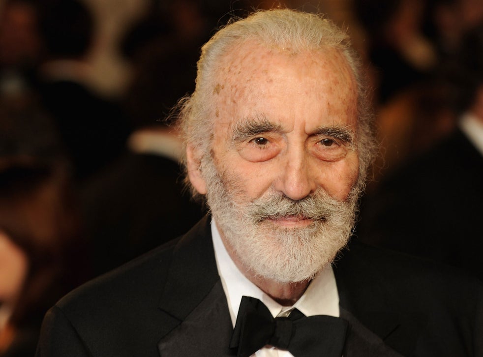 Sir Christopher Lee To Receive British Film Institute Fellowship The Independent The Independent