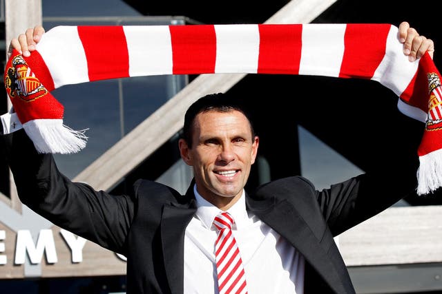 Gus Poyet will take charge of Sunderland for the first time against Swansea
