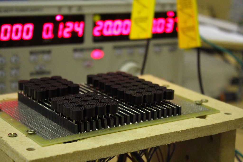 Arrays of ultrahaptic transistors - a screen is placed on top