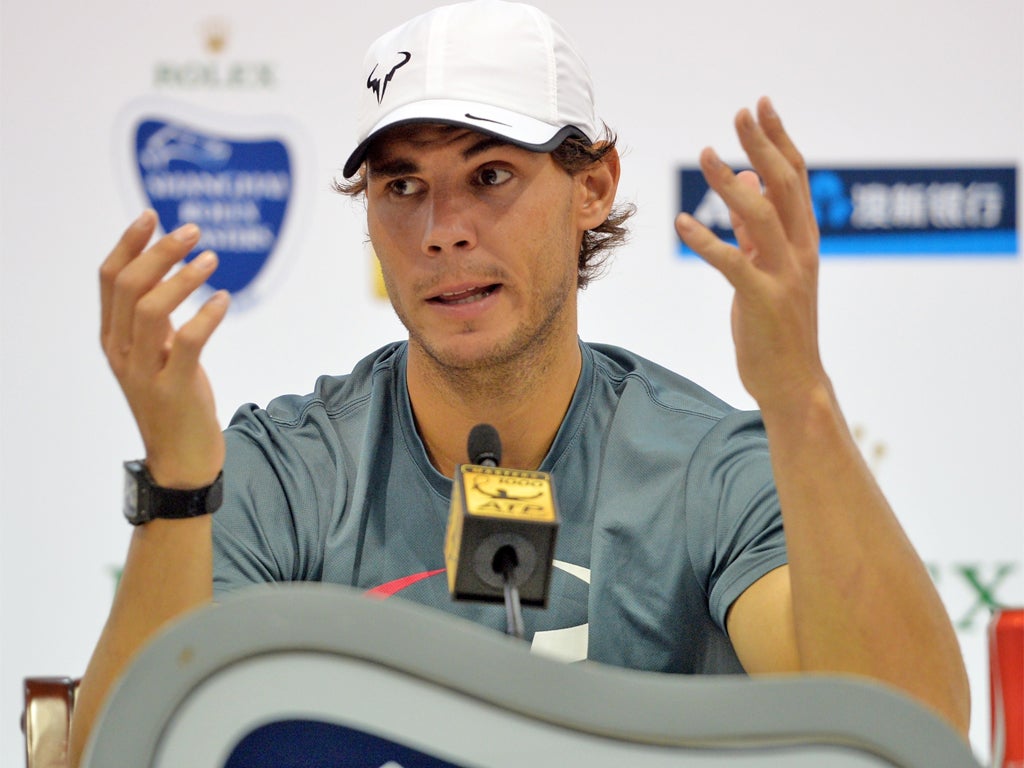 Rafael Nadal is still struggling with knee pain