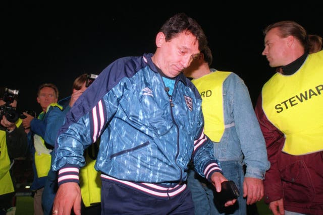 The former player became England’s boss in 1990, resigning in 1993 after the team failed to qualify for the 1994 World Cup