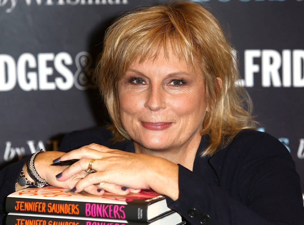 Jennifer Saunders is joining this year's race for the Christmas number one in the book charts