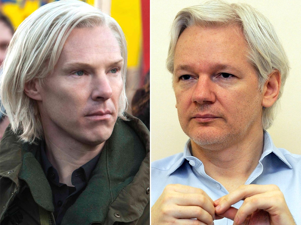 Benedict Cumberbatch’s role did not impress Julian Assange