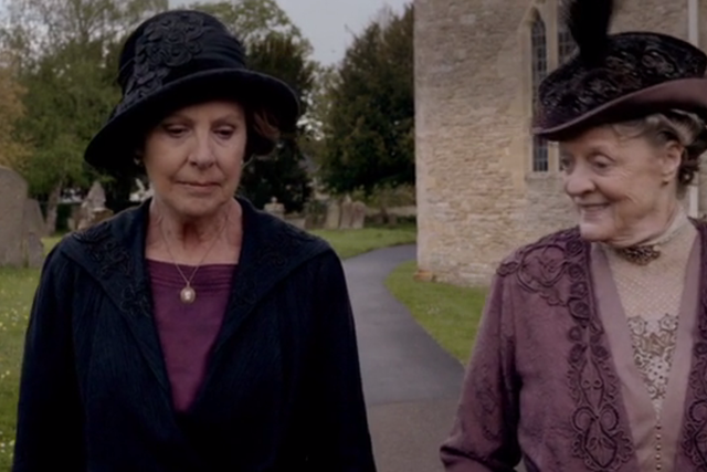 Isobel Crawley talks to the Dowager Countess about seeing Lady Mary happy again