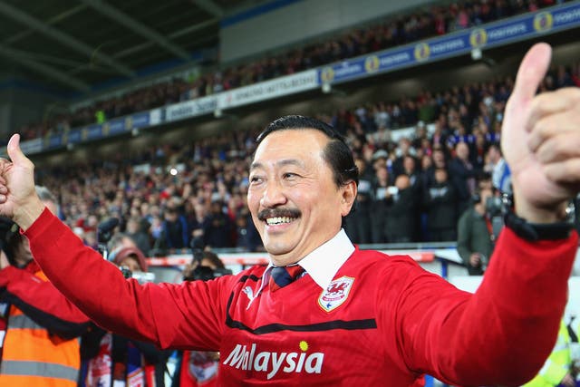 <b> Vincent Tan </b><br/>
The Malaysian, worth a reported £800m, caused outrage by changing Cardiff’s colours from blue to red in 2012. Their promotion to the Premier League briefly silenced the critics, but his controversial decision to replace  the club