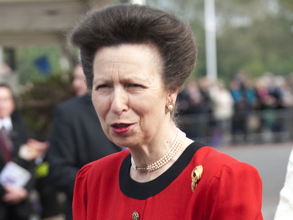 Princess Anne, pictured in 2012