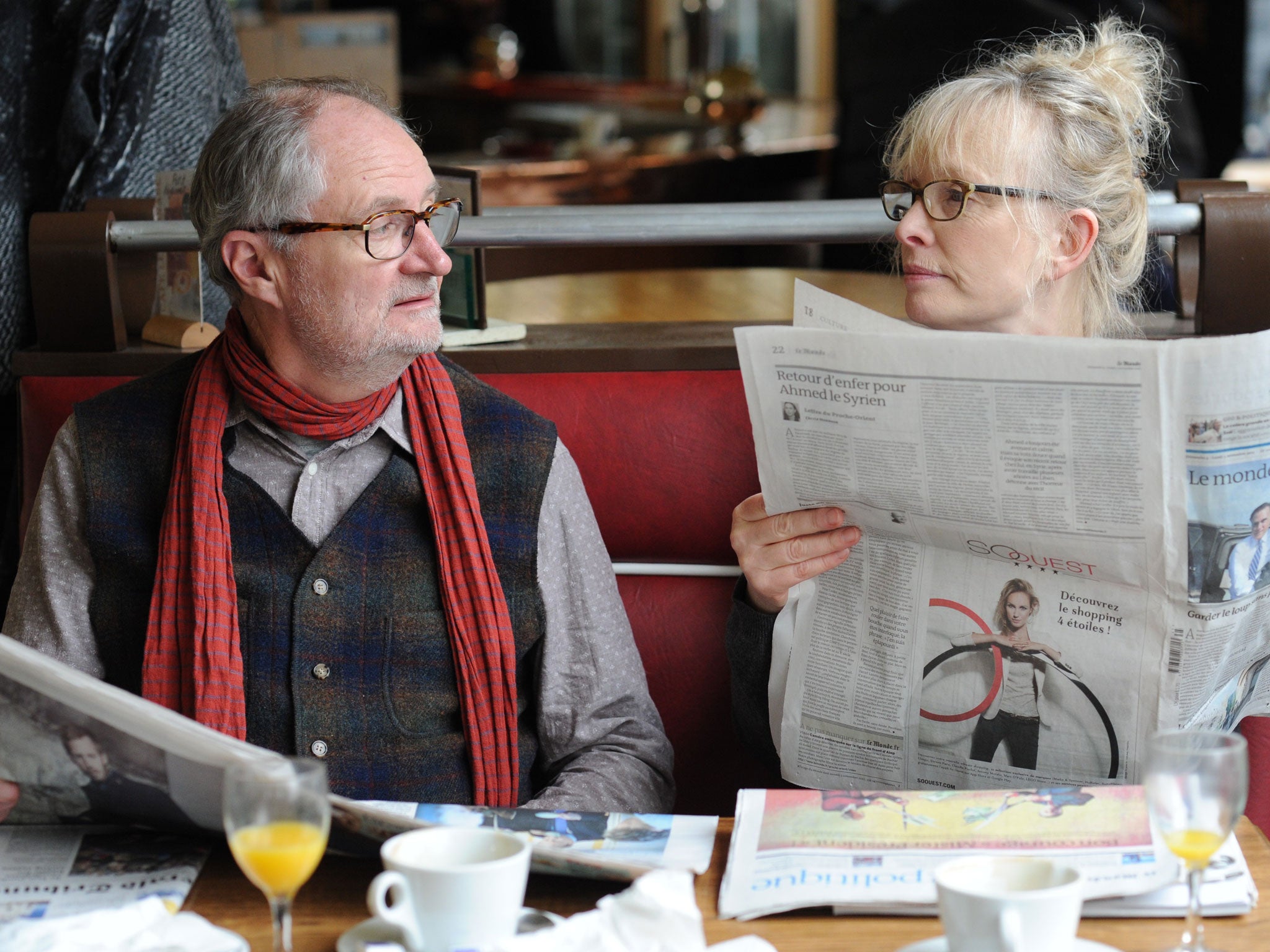 Breakfast of losers: Jim Broadbent and Lindsay Duncan play a self-pitying couple in Roger Michell's 'Le-Week-End'