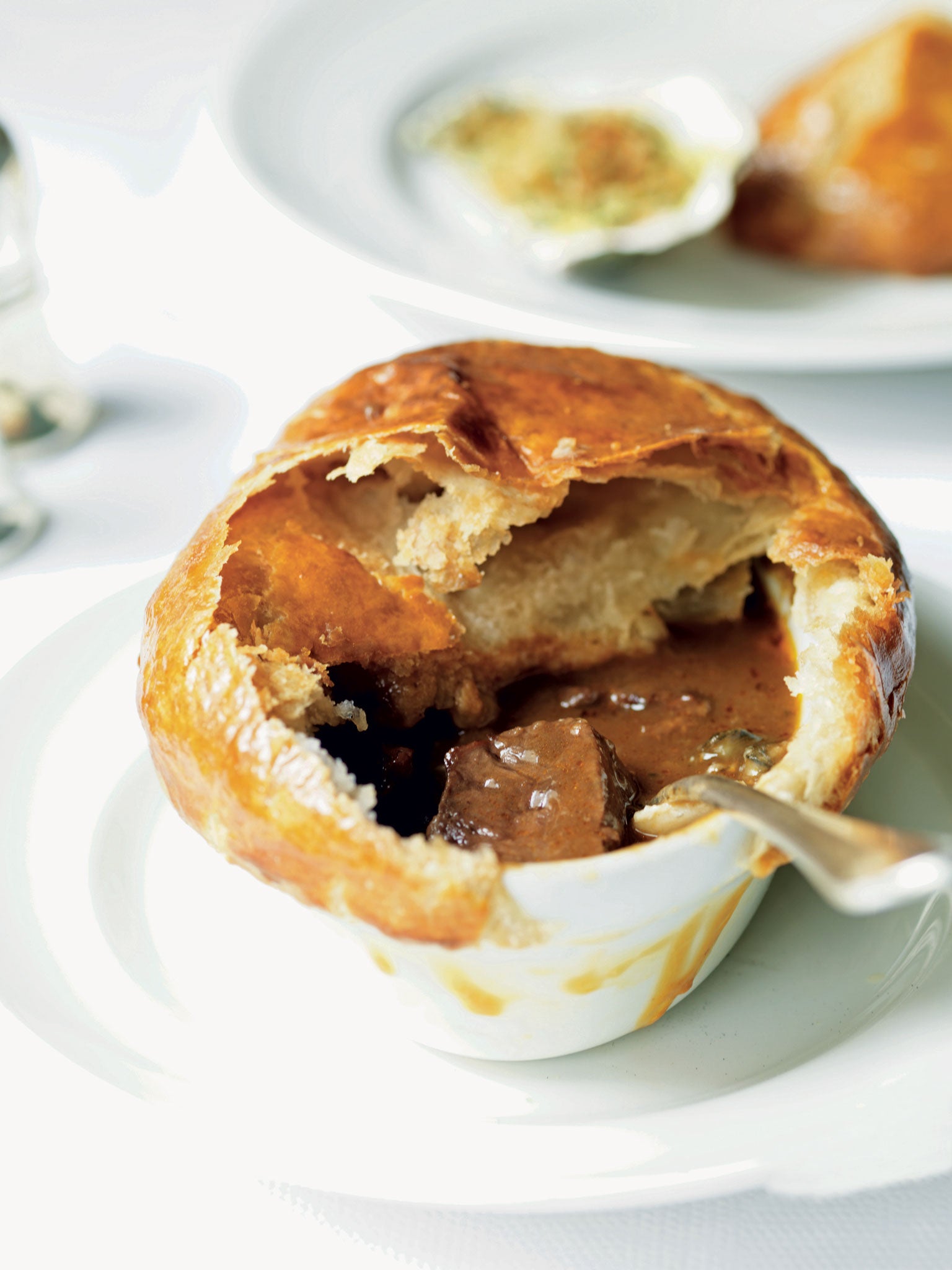 Touch of luxury: Mark's beef and oyster pie