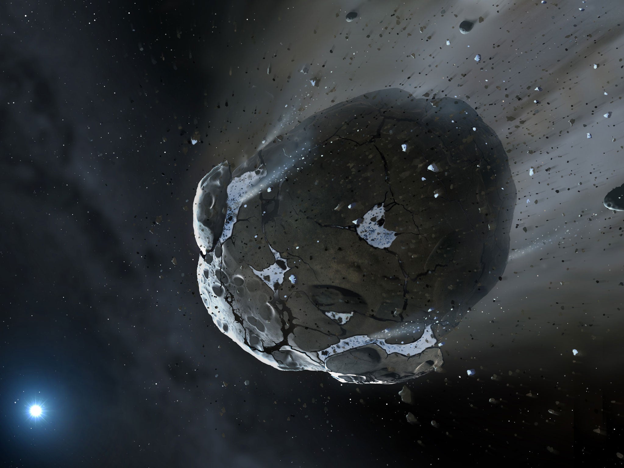Asteroid Icarus (not pictured) will come within 21 lunar distances of the Earth