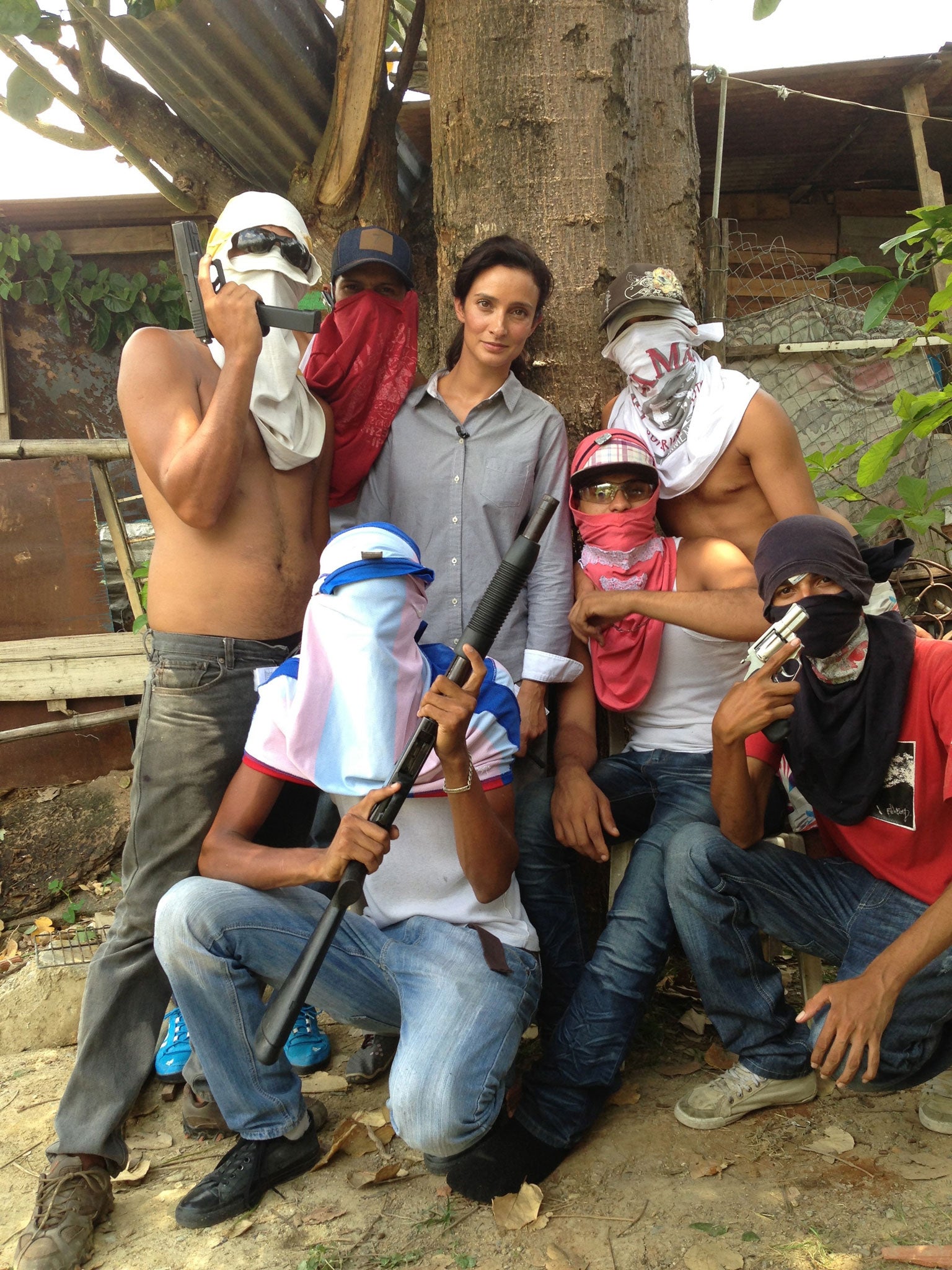Kiki King interviews a kidnapping gang from Caracas the capital of Venezuela