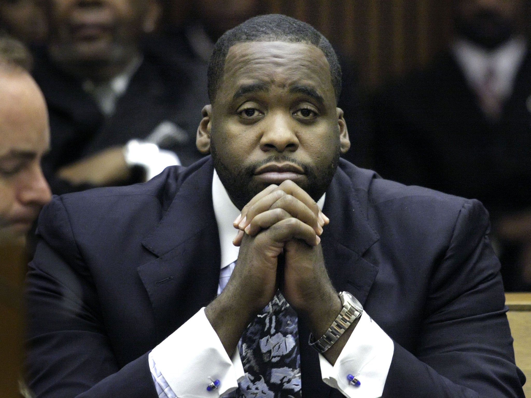 Former Detroit Mayor Kwame Kilpatrick has been sentenced to 28 years in prison (Getty)