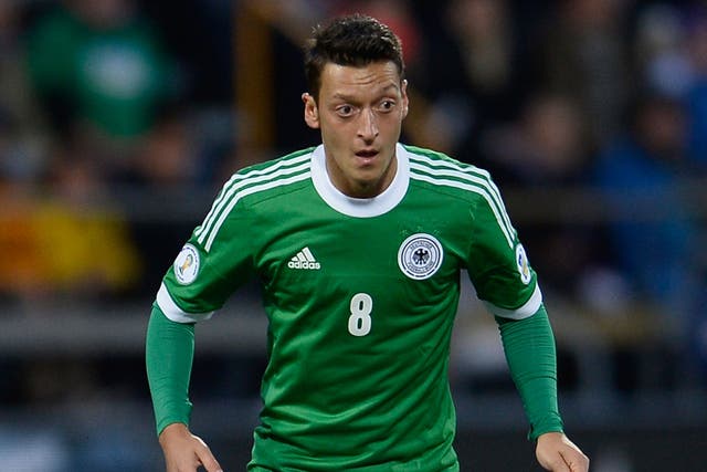 Mesut Ozil has scored six goals in the World Cup 2014 qualifying for Germany