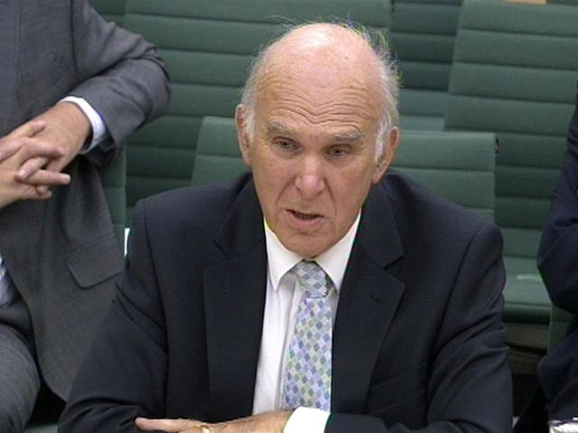 Business Secretary Vince Cable opposes David Cameron's energy tax review