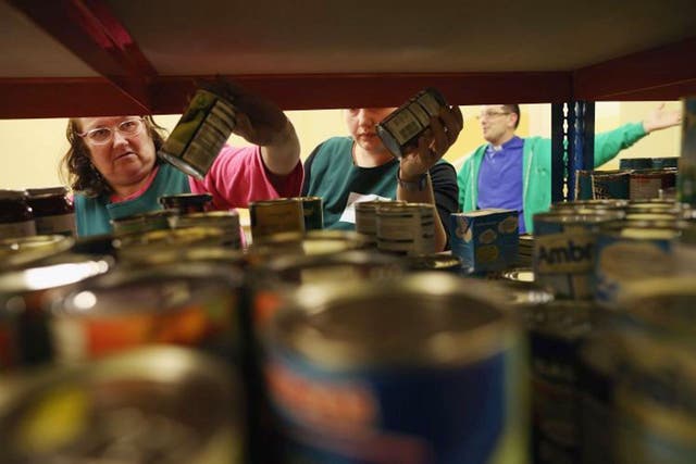 Two out of five food banks are facing cutbacks while three-quarters are predicting greater demand