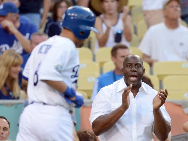 LA Dodgers' co-owner Magic Johnson