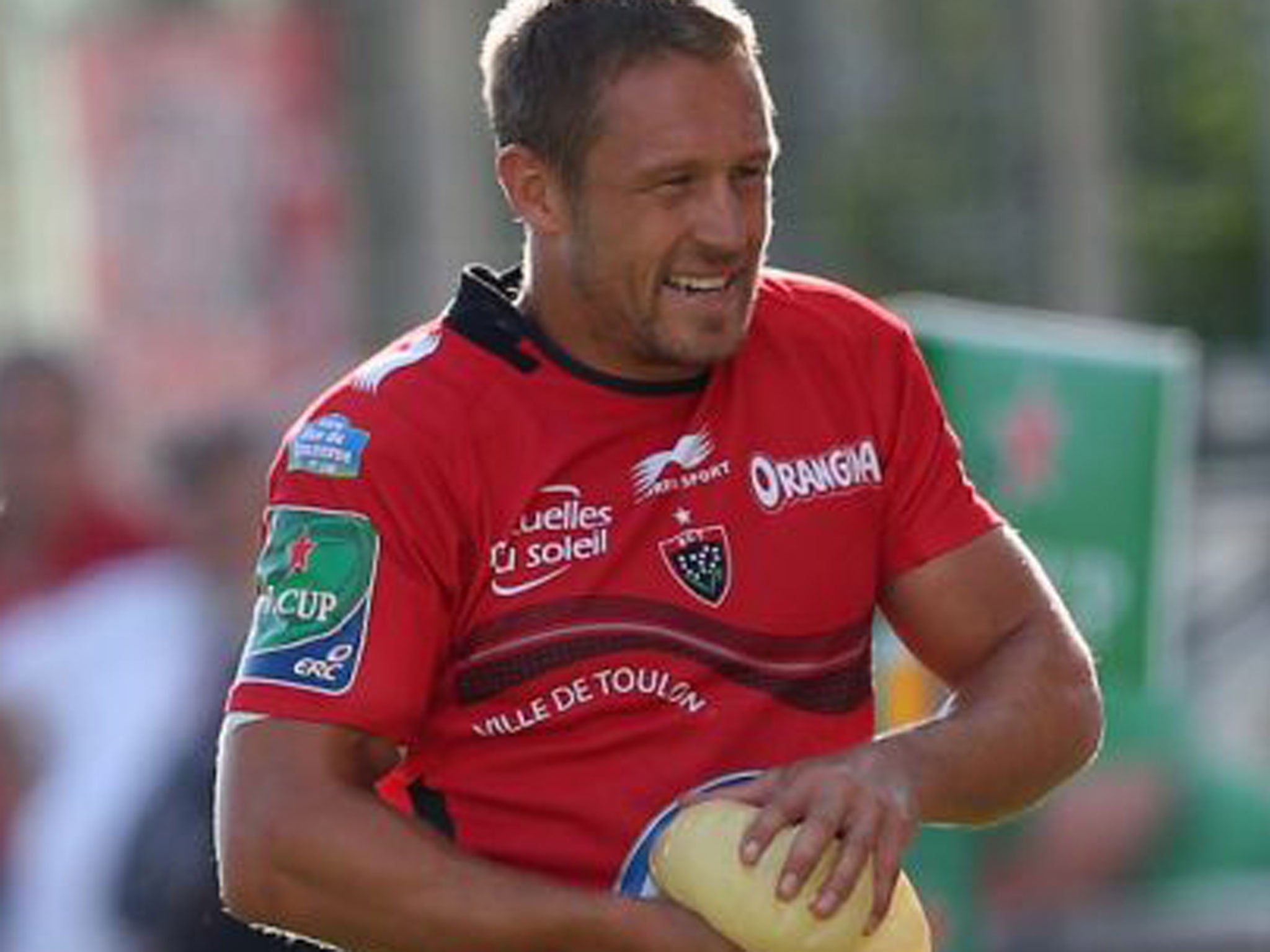 Toulon’s Jonny Wilkinson was forced off with an injured hand