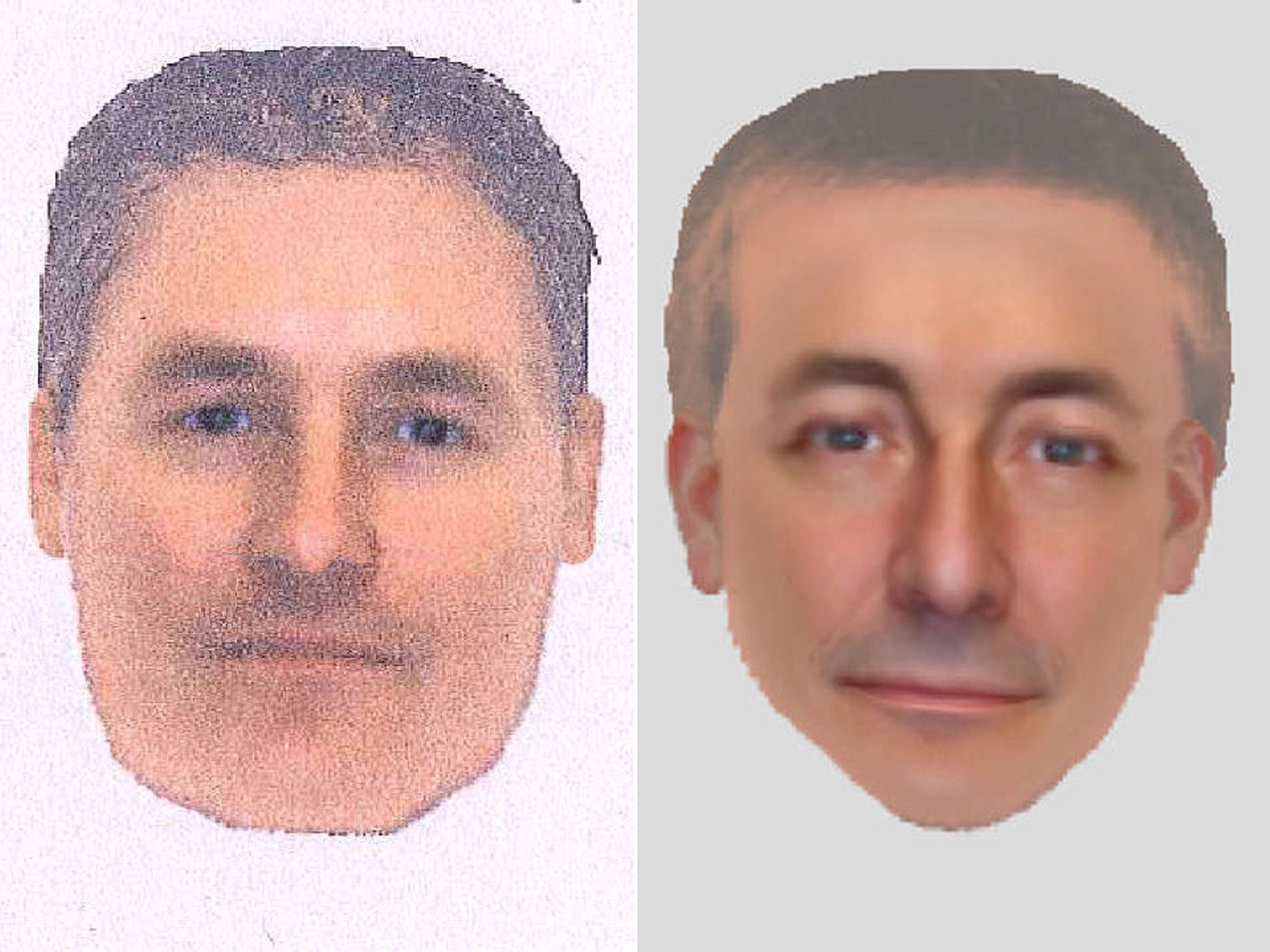 Two e-fit images believed by detectives to be of the same man seen in Praia da Luz at the time of Madeleine McCann’s disappearance