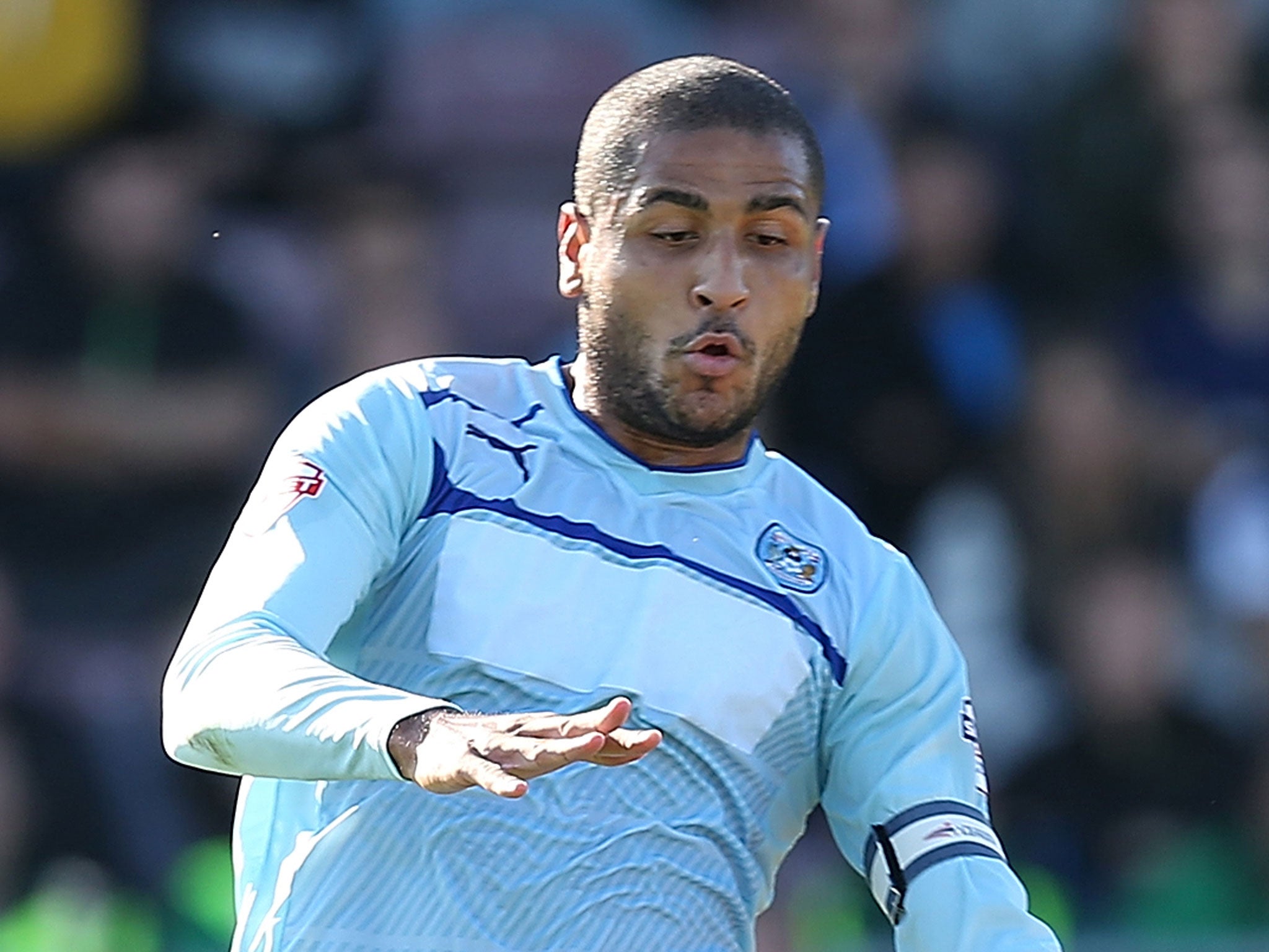 Leon Clarke scored twice against Sheffield United at Sixfields Stadium