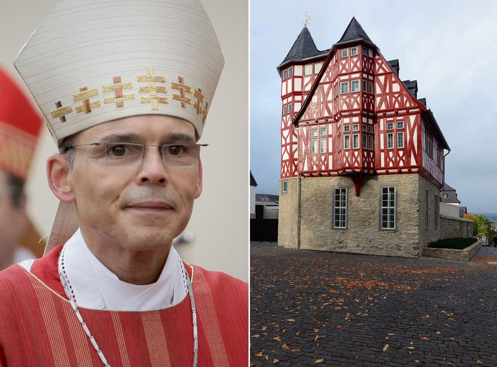 The refurbished residence of Bishop Franz-Peter Tebartz-van Elst in Limburg, Germany