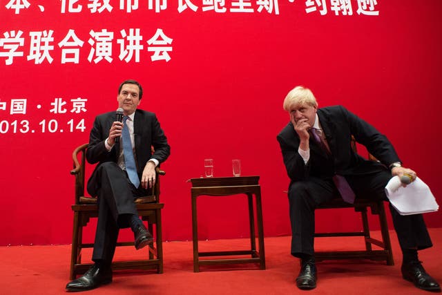 It is hoped George Osborne and Boris Johnson's joint visit to China might stimulate interest in UK business