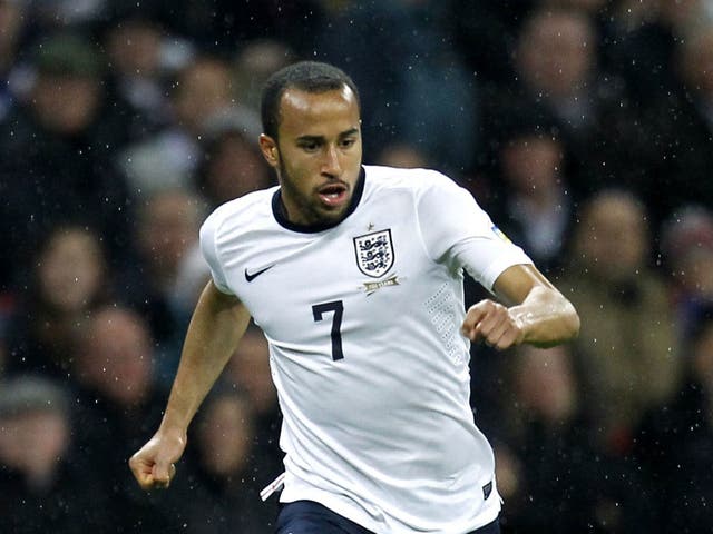 Andros Townsend picked up a knock against Montenegro