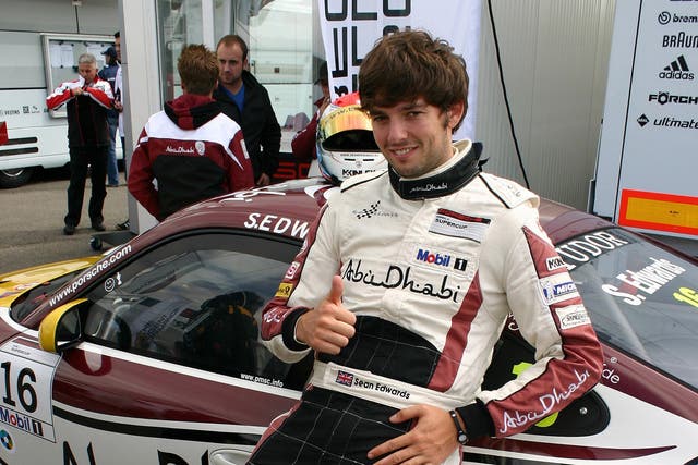 British racing driver Sean Edwards who has been killed in a crash in Australia