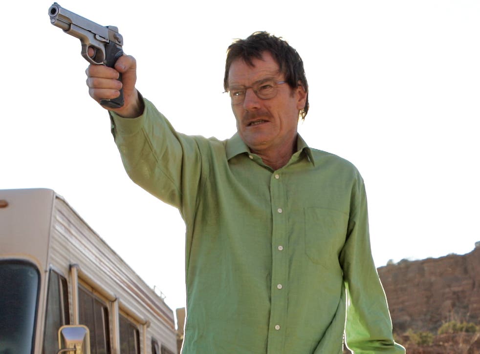 Bryan Cranston as Walter White, in the acclaimed series 'Breaking Bad'