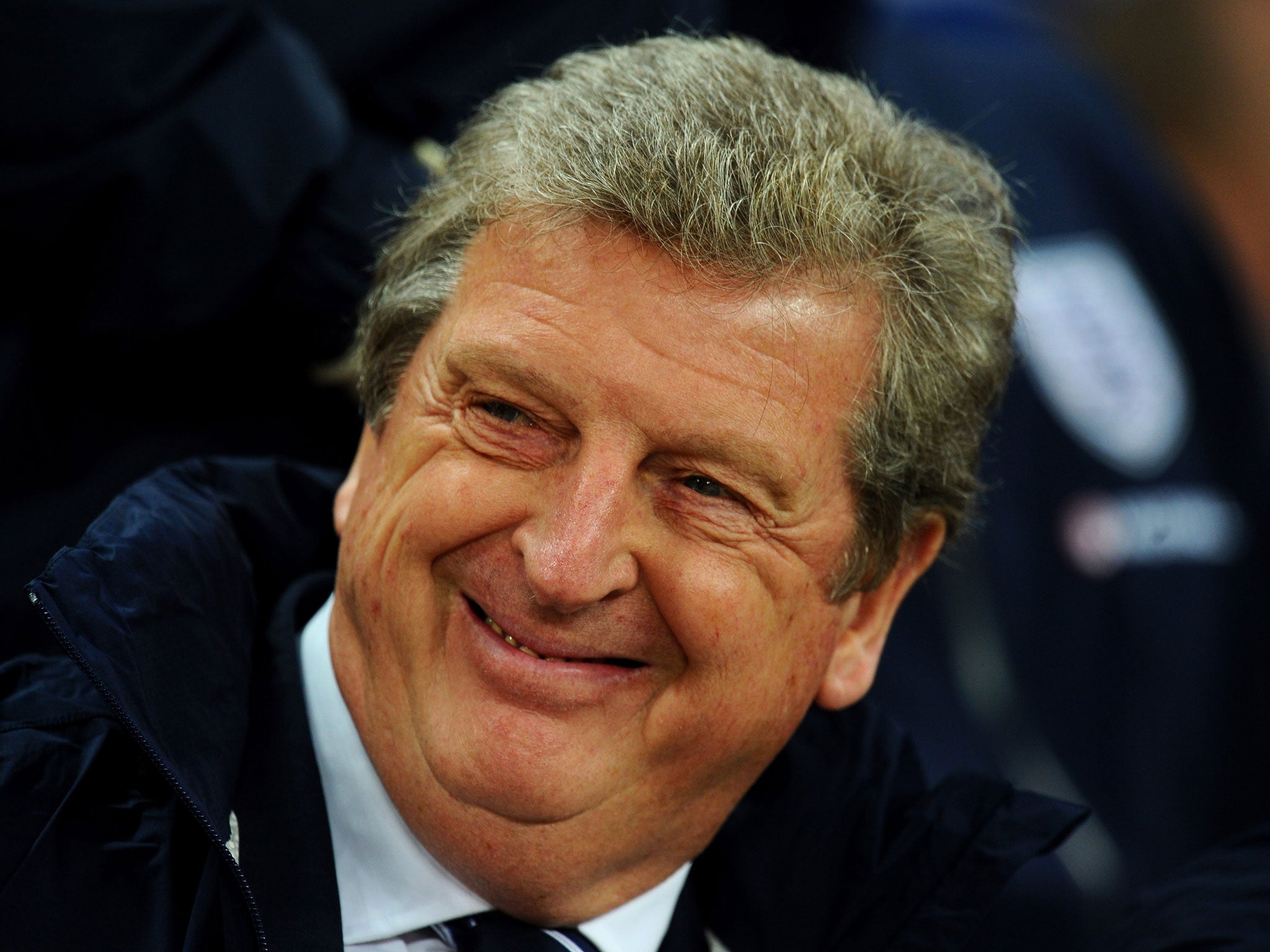 Roy Hodgson was all smiles after England qualified for the 2014 World Cup with a 2-0 win over Poland