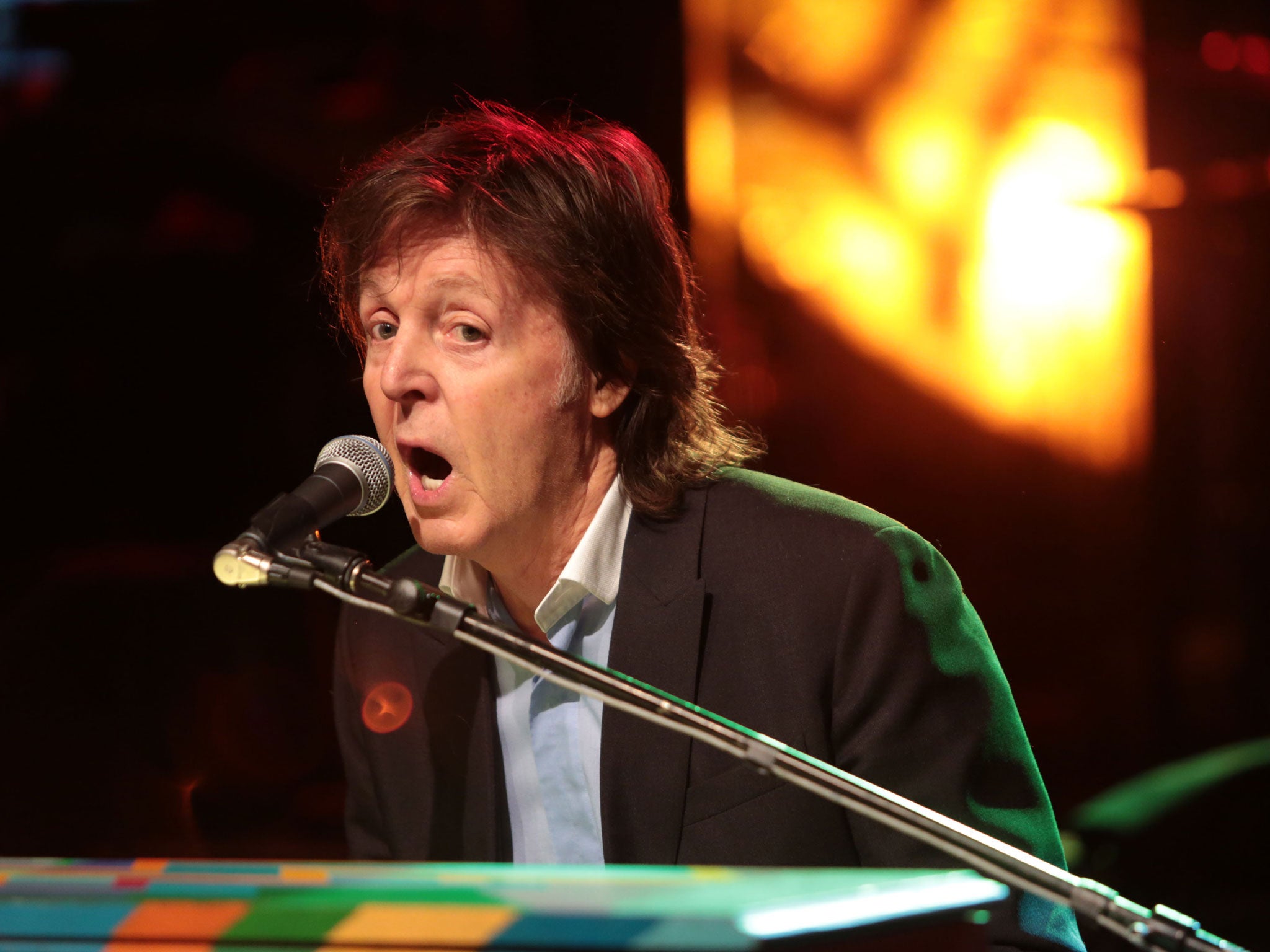 Sir Paul McCartney performing live at Maida Vale for BBC Radio 6