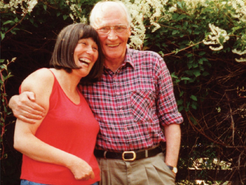 Vernon Scannell and former girlfriend, Jo Peters (OUP)