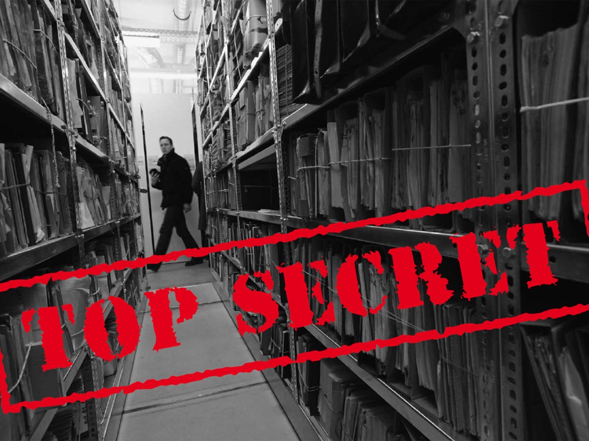 The Secret S Out Whitehall S Document Classification System Devised To Thwart German Spies In Wwii Is Finally Being Streamlined The Independent The Independent