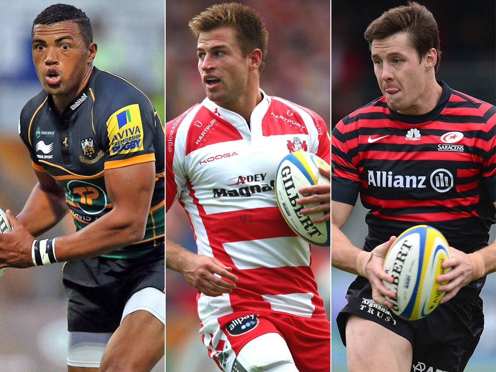 Luther Burrell, Henry Trinder and Joel Tomkins are all vying for a starting place for England